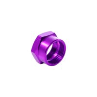 Tuning CNC Alu Benzinhahn Mutter lila eloxiert für...