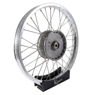 Speichenrad, Felge vorn 1,85x18 Alu Felge für IFA MZ RT125 Vorderrad Speichen Verchromt