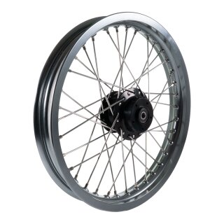 Felge Scheibenbremse 1,85x16 titan eloxiert Speichen VA XL für Simson S51 S50 S53 S70 S83