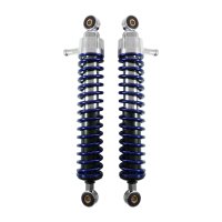 Federbeine blau für Simson S51 S50 S70 Enduro Tuning Stoßdämpfer Federung hinten 36cm 360mm