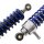 Federbeine blau für Simson S51 S50 S70 Enduro Tuning Stoßdämpfer Federung hinten 36cm 360mm