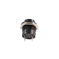 Taster schwarz, Schließer für E-Line Tacho, Durchmesser 16mm, Länge 24