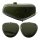Lackset Tank + Enduro Seitendeckel NVA, armeegrün für Simson S51 S50 S70 Kraftstoffbehälter