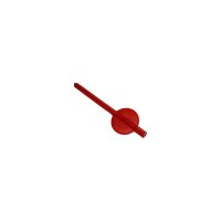 Tachonadel Rot 17mm Simson S50 S51 KR51 Schwalbe Star Sperber habicht Nadel für Tacho  48mm Instrumente