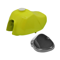Tank + 2 Seitendeckel Enduro carbon-optik für Simson...