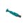 Handchoke hellblau eloxiert für Starter Vergaser für Simson S50 S51 Schwalbe SR50 Star Sperber Habicht Duo S70 auch für MZ TS ES 125 150 16N1-11 19N1 21N1 24N2 26N2