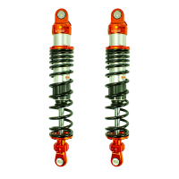 Premium Gasdruck Federbeine 400mm orange mit schwarzer...