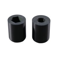 3D Druck Sturzpads schwarz vorn für Simson S51 S53...