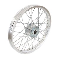 Felge Scheibenbremse für Simson S51 S50 S53 S70 S83 silber eloxiert 1,60x16 Speichen Edelstahl XL verstärkt Alufelge