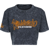 Kultmopeds Cropped Shirt Orange Damen XS S M L XL...