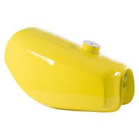 Lackset Tank + eckige Seitendeckel Wirbellogo rapsgelb...