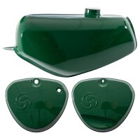 Lackset Tank + eckige Seitendeckel Wirbellogo...