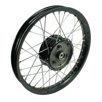 Premium Felge 1,85x16 breit Nabe schwarz Speichen...
