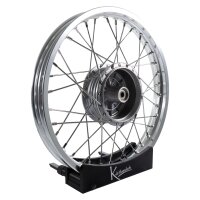 Speichenrad, Felge 1,50x16 + Speichen Edelstahl M4 XL,...