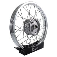 Speichenrad, Felge 1,50x16 + Speichen Edelstahl M4 XL,...
