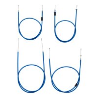 Set 4x Bowdenzüge Enduro für BVF-Vergaser blau...