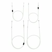 Set 4x Bowdenzüge für BVF-Vergaser weiß...