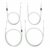 Set 4x Bowdenzüge für BVF-Vergaser silber...