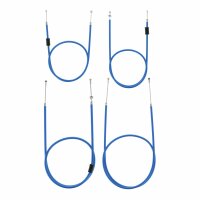 Set 4x Bowdenzüge für BVF-Vergaser blau...