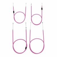 Set 4x Bowdenzüge für BVF-Vergaser pink...