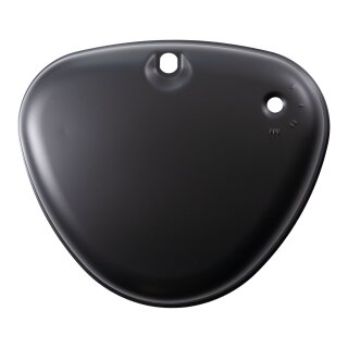 Seitendeckel links, schwarz matt pas. f. Simson S51 S50 S70 Metall Herz Zünschloss Deckel für Werkzeugfach und Batteriefach