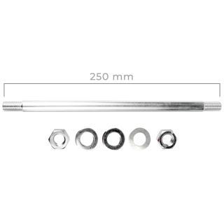 Lagerbolzen verstärkt 250mm Kastenschwinge für Simson S51 S50 S70 Schwinge Motor Rahmen Schwinge Schraube Schwingenbolzen Schwingenlagerbolzen