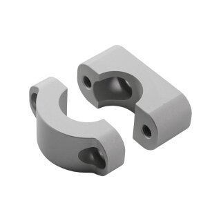 CNC Lenkerklemmung 22mm für Simson SR50 SR80 SD50 Albatros Halterungen Befestigung eloxiert Auflagen oben + unten