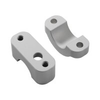 CNC Lenkerklemmung 22mm für Simson SR50 SR80 SD50 Albatros Halterungen Befestigung eloxiert Auflagen oben + unten