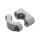 CNC Lenkerklemmung 22mm für Simson SR50 SR80 SD50 Albatros Halterungen Befestigung eloxiert Auflagen oben + unten