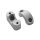 CNC Lenkerklemmung 22mm für Simson SR50 SR80 SD50 Albatros Halterungen Befestigung eloxiert Auflagen oben + unten