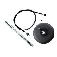 Nabenantrieb Tacho schwarz für Simson S51 S50 S70 S53 für 16 Zoll Rad mit Achse