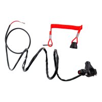 Plug & Play Killswitch rot mit Reißleine für Simson S51 S50 S70 S53 SR50 KR51 Schwalbe Star Sperber Habicht Tuning