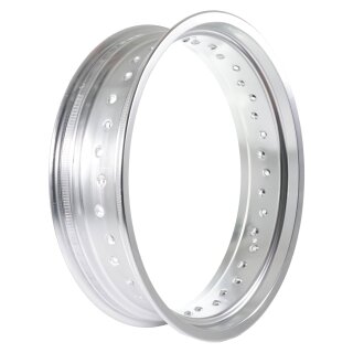 Felge Alu 4,25x17 silber, 36-Loch extrem Tuning für Simson S51 S50 S70 S53 Star Schwalbe MZ ETZ 125 150 301 251