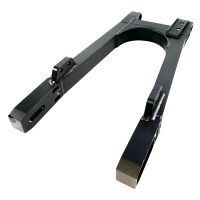 Kastenschwinge Alu CNC Premium +30mm schwarz matt...