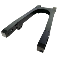 Kastenschwinge Alu CNC Premium +30mm schwarz matt für Simson S51 S50 S70 S53 S83 +3cm