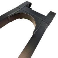 Kastenschwinge Alu CNC Premium +30mm schwarz matt für Simson S51 S50 S70 S53 S83 +3cm