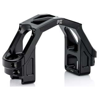 PZ-Tuning CNC Gabelversteifung mit Teilegutachten Schwarz für Simson S50, S51, S70, S53, S83