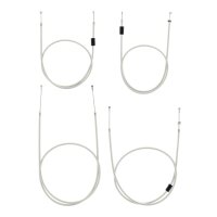 Set 4x Bowdenzüge für BVF-Vergaser weiß...