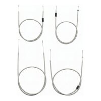 Set 4x Bowdenzüge für BVF-Vergaser silber...