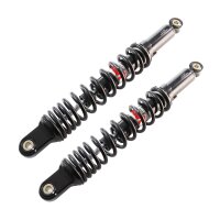 YSSS Premium Federbeine 360mm schwarz für Simson S51 S50 S70 Enduro Tuning Stoßdämpfer Federung hinten 36cm