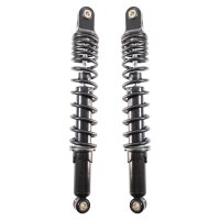 YSSS Premium Federbeine 360mm schwarz für Simson S51 S50 S70 Enduro Tuning Stoßdämpfer Federung hinten 36cm