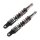 YSSS Premium Federbeine 360mm schwarz für Simson S51 S50 S70 Enduro Tuning Stoßdämpfer Federung hinten 36cm