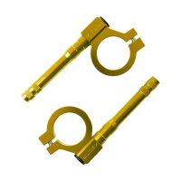 CNC Blinkerhalter gold eloxiert für Simson S51 S50...