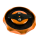 Alu CNC Tuning Tankdeckel orange 40mm gekerbt für Simson S50 S51 SR50 KR51 Schwalbe