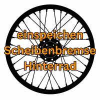 Speichenrad einspeichen + zentrieren Sonderfelge...