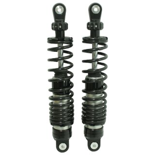 B-WARE Premium Gasdruck Federbeine 340mm schwarz für Simson S51 S50 S70 Enduro Tuning Stoßdämpfer Federung hinten 34cm