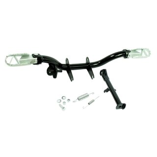 B-WARE Tuning Fußraste inkl. Seitenständer für Simson S51 S50 S60 S53 S70 Fußrastenträger Tuning Sport klappbar Cross