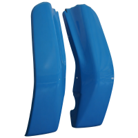 Beinbleche hellblau RAL5012 für Simson SR50 SR80 Roller Verkleidung Rahmen Knieblech Beinschutz