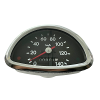 140 km/h Tachometer MZ ES125 ES150 ES175 ES250 ES300 Trophy Chrom Armatur Leuchte rot und grün Segmenttacho Tacho