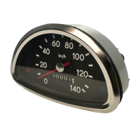 140 km/h Tachometer MZ ES125 ES150 ES175 ES250 ES300 Trophy Chrom Armatur Leuchte rot und grün Segmenttacho Tacho